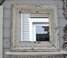 آینه روستایی  آینه کاشی قلع سقفی با فرمت 2x2.  |  اتسی