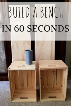 نحوه ساخت نیمکت DIY در 60 ثانیه - روش تقلب