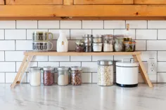 8 روش ایجاد فضای شمارنده اضافی در یک آشپزخانه کوچک