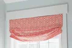 DIY FAUX RELAXED ROMAN SHADE - طراحی Stagg