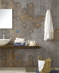15 ایده کاغذ دیواری حمام که شخصیت را به هر فضایی منتقل می کند