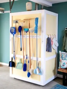 آبگرمکن خود را با یک کابینت ذخیره سازی DIY مخفی کنید