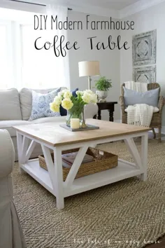 میز قهوه خانه مدرن DIY - با احترام ، طرح های ماری