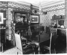 II-119061 |  اتاق ناهار خوری ، خانه خانم فاستر ، مونترال ، QC ، 1897 |  عکس |  Wm  نوتمن و پسر