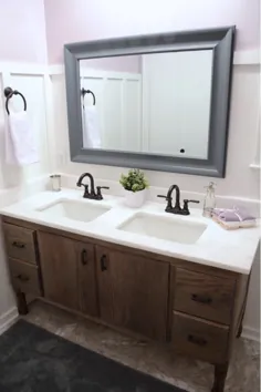 27 طرح حمام خانگی و غرور / کابینت که می توانید به راحتی DIY کنید