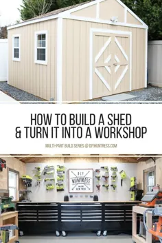سری Shed-Shop: چگونه می توان یک Shed ساخت و آن را به یک کارگاه تبدیل کرد - DIY Huntress