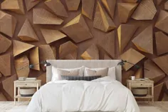 کاغذ دیواری سه بعدی و لایه برداری متحرک و چوب استیک |  اتسی