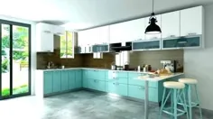 عکس های طراحی آشپزخانه داخلی برای فضای کوچک