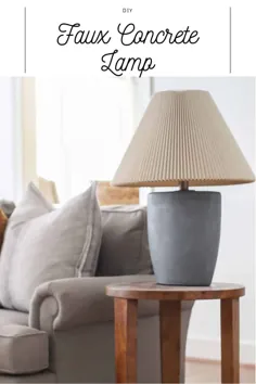 لامپ بتونی Faux با رنگ