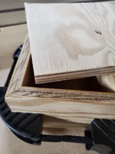 جا لیوان جعبه چوبی DIY