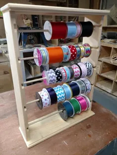 Ribbon Spool rack organizer برای 4-5 قرقره در فروش |  اتسی