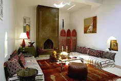 طراحی داخلی مراکش و آهن فرفورژه مراکشی