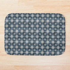 حصیر حمام 'Retro Cement Tile Star Pattern' توسط cutesy