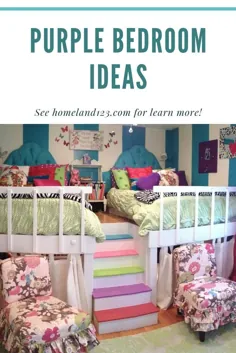 ایده های عالی اتاق خواب بنفش