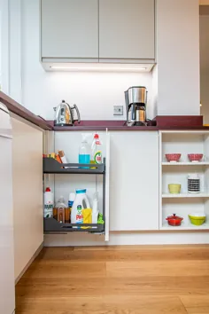 Slimline Storage را برای آشپزخانه های کوچک بیرون بکشید