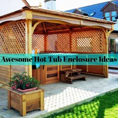 ایده های محوطه وان آب گرم برای حیاط خانه شما - # 30 طراحی عالی