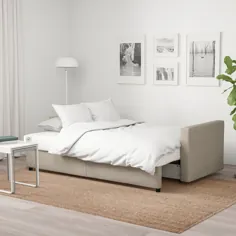 مبل خوابیده FRIHETEN ، بژ هایلی - IKEA