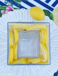 یک قطعه میز آسان با یک کیسه لیمو ایجاد کنید