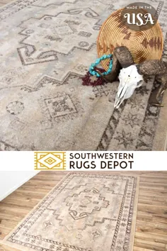 آیا نمی توانید فقط یک سبک را انتخاب کنید؟  دو تا را انتخاب کنید!  مانند این فرش غربی الهام گرفته از فرش!