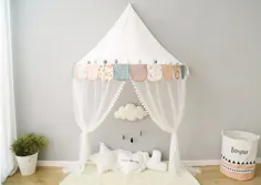 کودک پشه خالص سایبان تخت خواب کودک برای کودکان کودکان بازی خانه سایبان پرده تخت خواب برای اتاق خواب دختر اتاق دکوراسیون شاهزاده خانم
