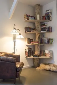 10 پروژه قفسه کتاب خلاق DIY