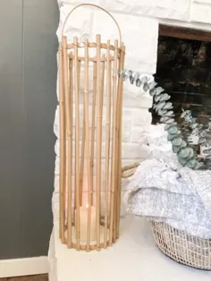 فانوس DIY آسان ساخته شده از بامبو
