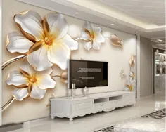 8.4 US $ 44٪ تخفیف | Beibehang 3D Luxury Luxury Flower Golden Jewelry TV Background Background Wall Wall Decorative Walls Walls Walls 3D | کاغذ دیواری دیواری دیوار | کاغذ دیواری دیواری کاغذ دیواری دیوار --AliExpress