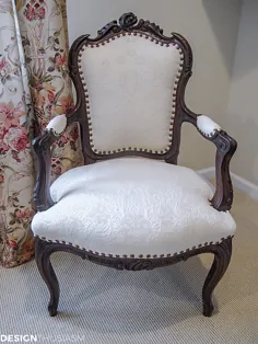 اثاثه یا لوازم داخلی صندلی: تبدیل یک صندلی فرنچ قدیمی