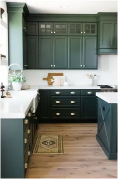 33 محبوب ترین کابینت آشپزخانه ایده های رنگی رنگ روند