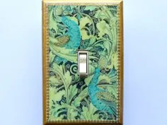 6 سبک سوئیچ طاووس و پیچ های تطبیقی ​​دیوار طاووس |  اتسی