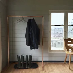 Nicht nur für Gärtner: DIY-Kleiderstange aus Kupfer - Ein Stück Arbeit