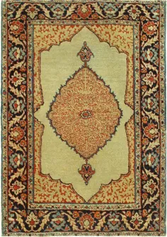 فرش کوچک پراکنده تبریز آنتیک ایرانی |  47482 نظمیال