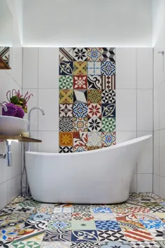 Fliesenaufkleber für Bad - 21 kreative Ideen zur Erfrischung - Badezimmer، Deko & Feiern - ZENIDEEN