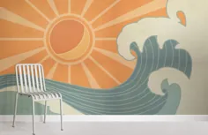 نقاشی دیواری یکپارچهسازی با سیستمعامل Surf Wallpaper