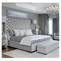 طراحی اتاق خواب مستر مدرن تختخواب لوکس