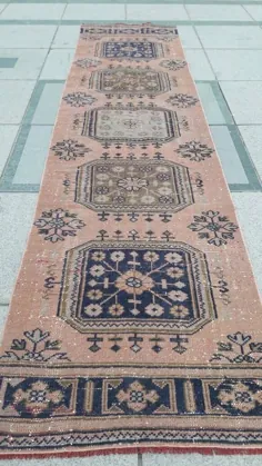 اوشاک rugturkish rugfurniture rugvintage rugoushak runner |  اتسی