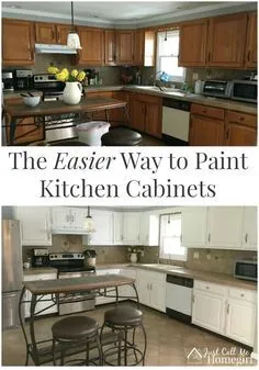 ساده ترین راه برای رنگ آمیزی کابینت های آشپزخانه - فقط مرا خانه دار صدا کنید