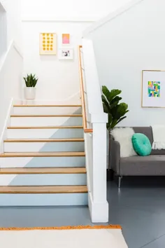 چگونه پله های نقاشی شده می توانند خانه شما را کاملا متحول کنند