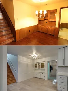 کل خانه قبل و بعد از عکس |  تلنگر خانگی رانچ |  بازسازی خانه با بودجه