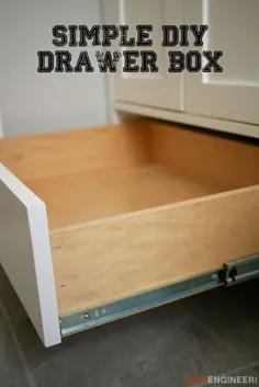 نحوه ساخت یک جعبه کشوی ساده |  مهندس متقلب