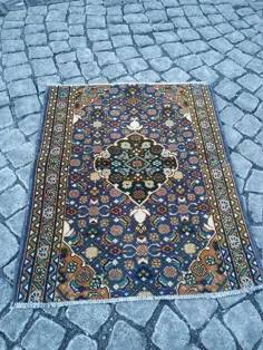 فرش کوچک ایرانی 2.3x2.7 ftsmall area rugvintage فرش دست فرش |  اتسی