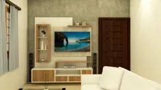 طراحی واحد تلویزیون |  واحد تلویزیون مدرن |  پایه و کابینت واحد تلویزیون |  - Lamek Interiors ..........