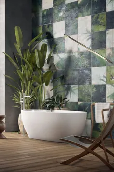 طرح های حمام الهام گرفته از طبیعت برای الهام بخشیدن به واحه خصوصی عالی
