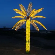 چراغهای LED داغ فروش نخل نارگیل مصنوعی برای تزیین باغ