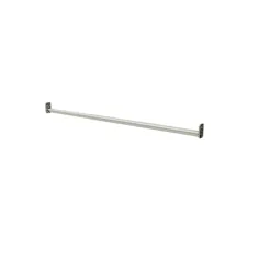 ClosetMaid Style + 26.5 in. Satin Nickel Adjustable Hang Rod-2179 - The Home Depot