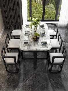 طراحی میز ناهار خوری صرفه جویی در فضا برای خانه های مدرن