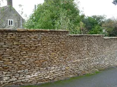 دیوارکشی سنگ خشک - دیوارپوش ایده آل باغ