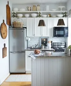 8 ایده کوچک برای آشپزخانه خانه برای کمک به شما در استفاده از فضای کوچک خود