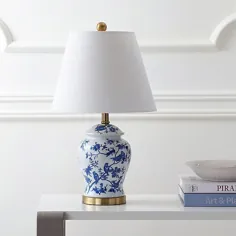 چراغ میز LED JONATHAN Y Penelope 22 "Chinoiserie به رنگ آبی | حمام تختخواب و فراتر از آن