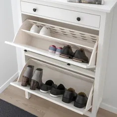 کابینت کفش HEMNES با 2 محفظه ، قهوه ای سیاه ، 35x50 "- IKEA